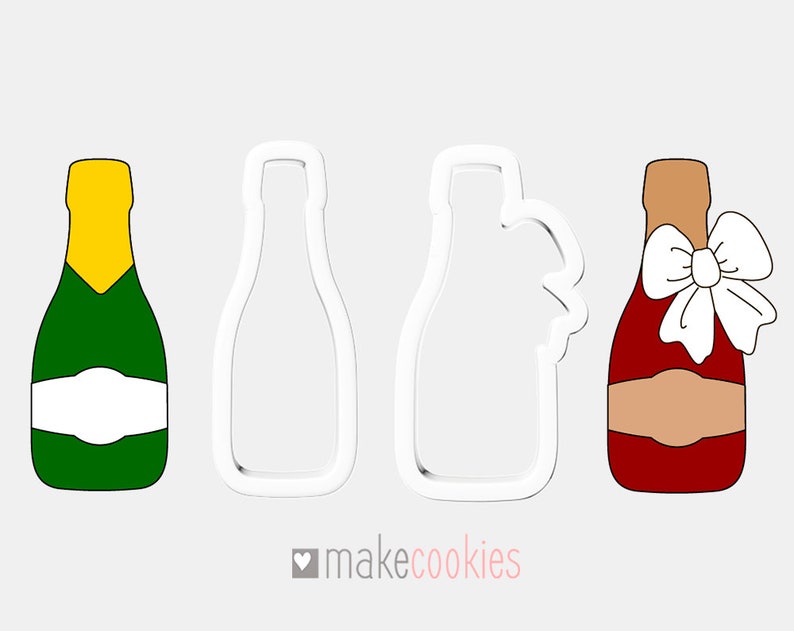 Bottle Cookie Cutters Wine Cutter Image 0