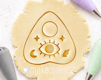 Ouija Cookie Cutter - Magic Halloween - Fondant and Clay Cutters