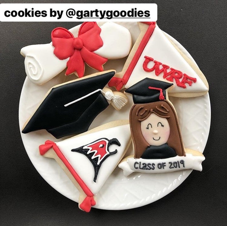 Graduate Cookie Cutter Student Cookie Cutter Fondant Etsy