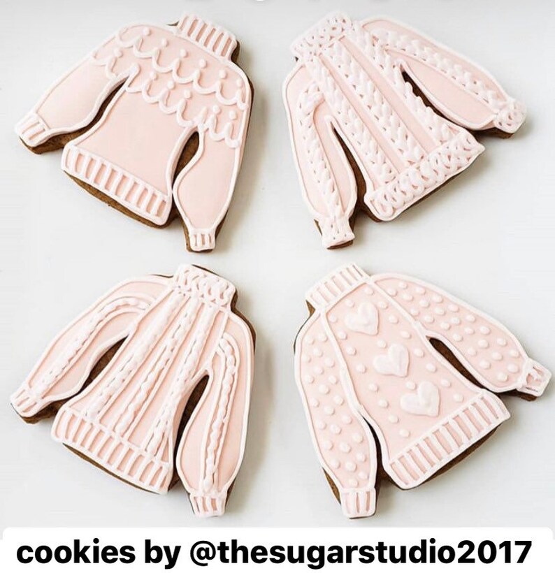 Sweater Cookie Cutter Halloween Cookie Cutters Christmas Etsy