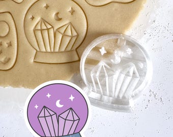 Crystal Snow Globe Cookie Cutter - Magic Halloween - Fondant and Clay Cutters