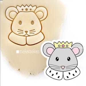 Mouse King Cookie Cutter: Nutcracker Christmas Cookie Mold