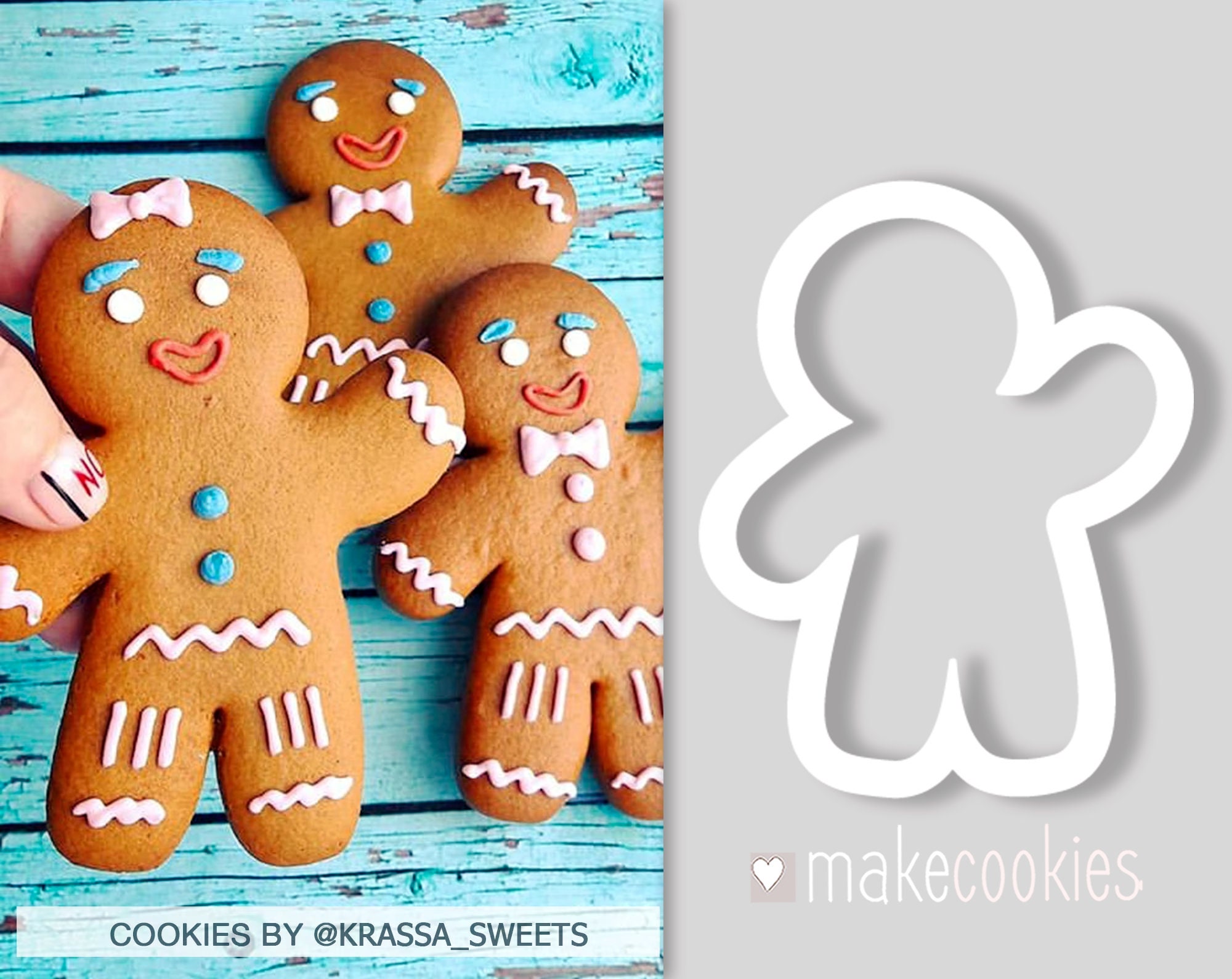 mini gingerbread man cutter