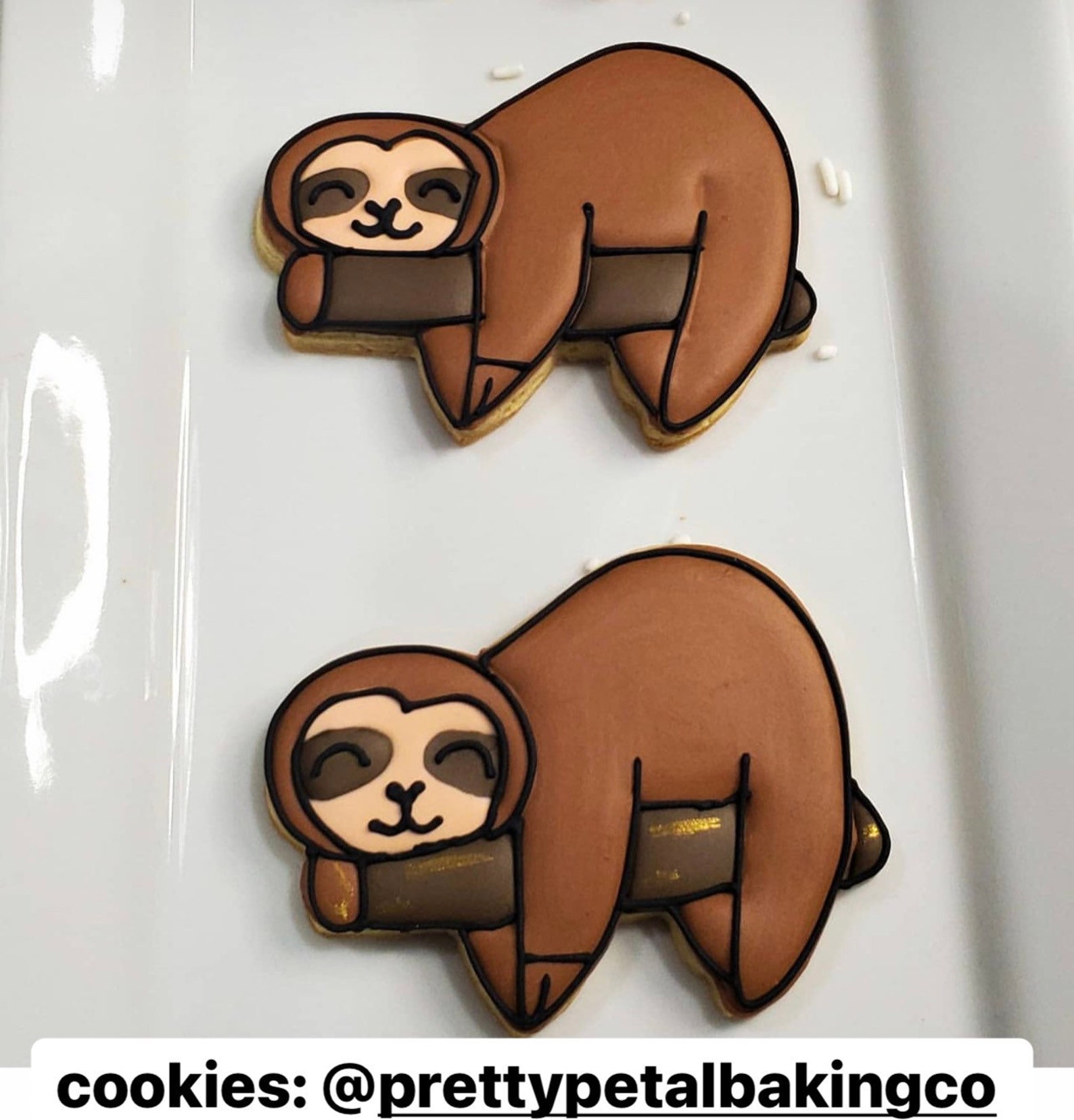 Sloth Cookie Cutter Animal Cookie Cutter 3d Printed Cookie Etsy