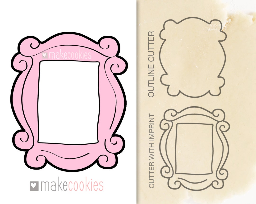 Photo Frame Cookie Cutter, Cookie Cutter, Photo Frame Cookie Cutter