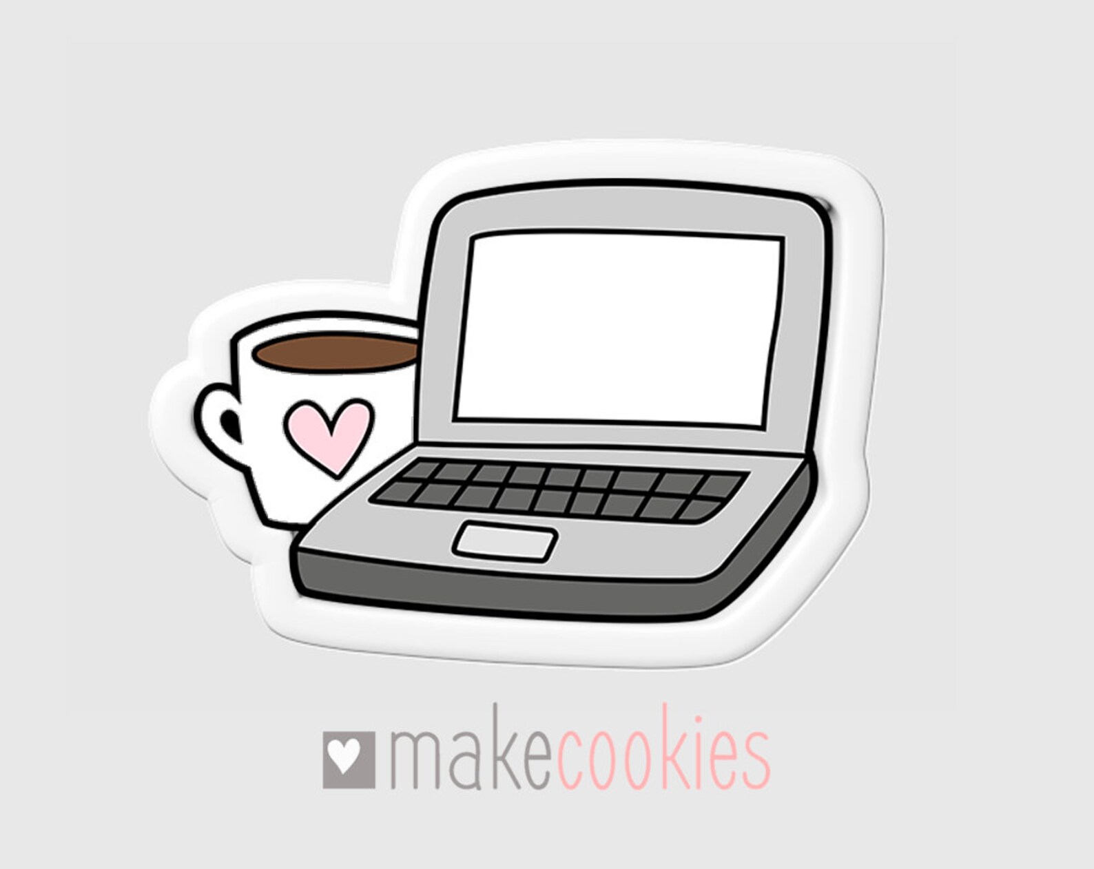 Computer Cookie Cutter Laptop Cookie Cutter Notebook Cookie Etsy