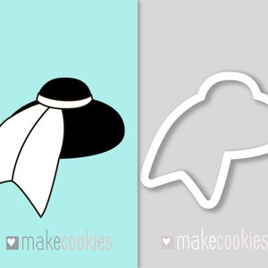 Hat Cookie Cutter l Fondant cutters l 3D printed