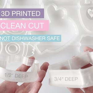 Vegetable Cookie Cutter Set: 3D Printed PLA Plastic image 3