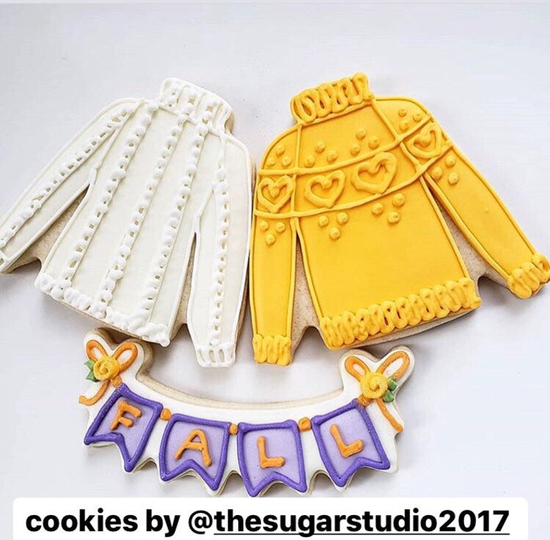 Sweater Cookie Cutter Halloween Cookie Cutters Christmas Etsy