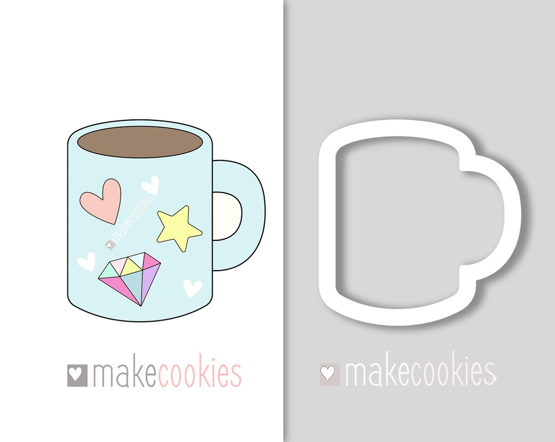 Cwc Cookie Cutter Mug Mug Cookie Cutter 1, Christmas Cookie Cutters, Thanksgiving Cutters ...