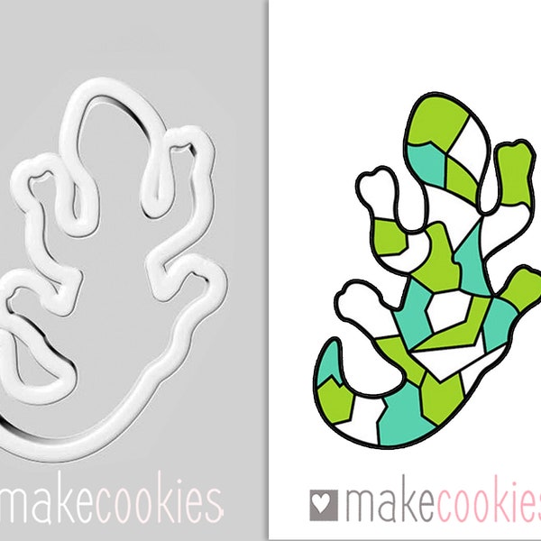 Lizard Cookie Cutter, Gecko Cookie Cutter, Animal Cookie Cutter