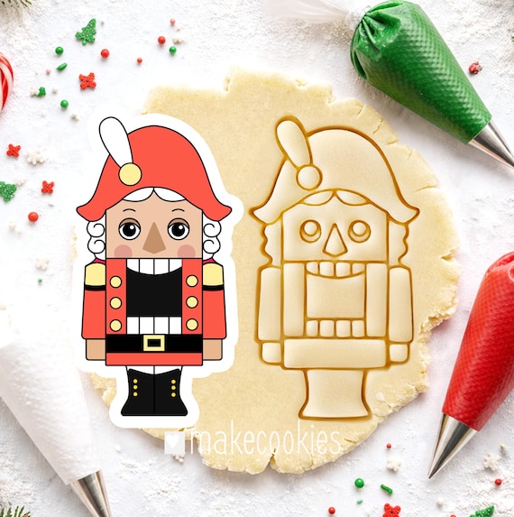 Nutcracker Cookie Cutter for Classic Christmas baking, clay ornaments and DIY gifts