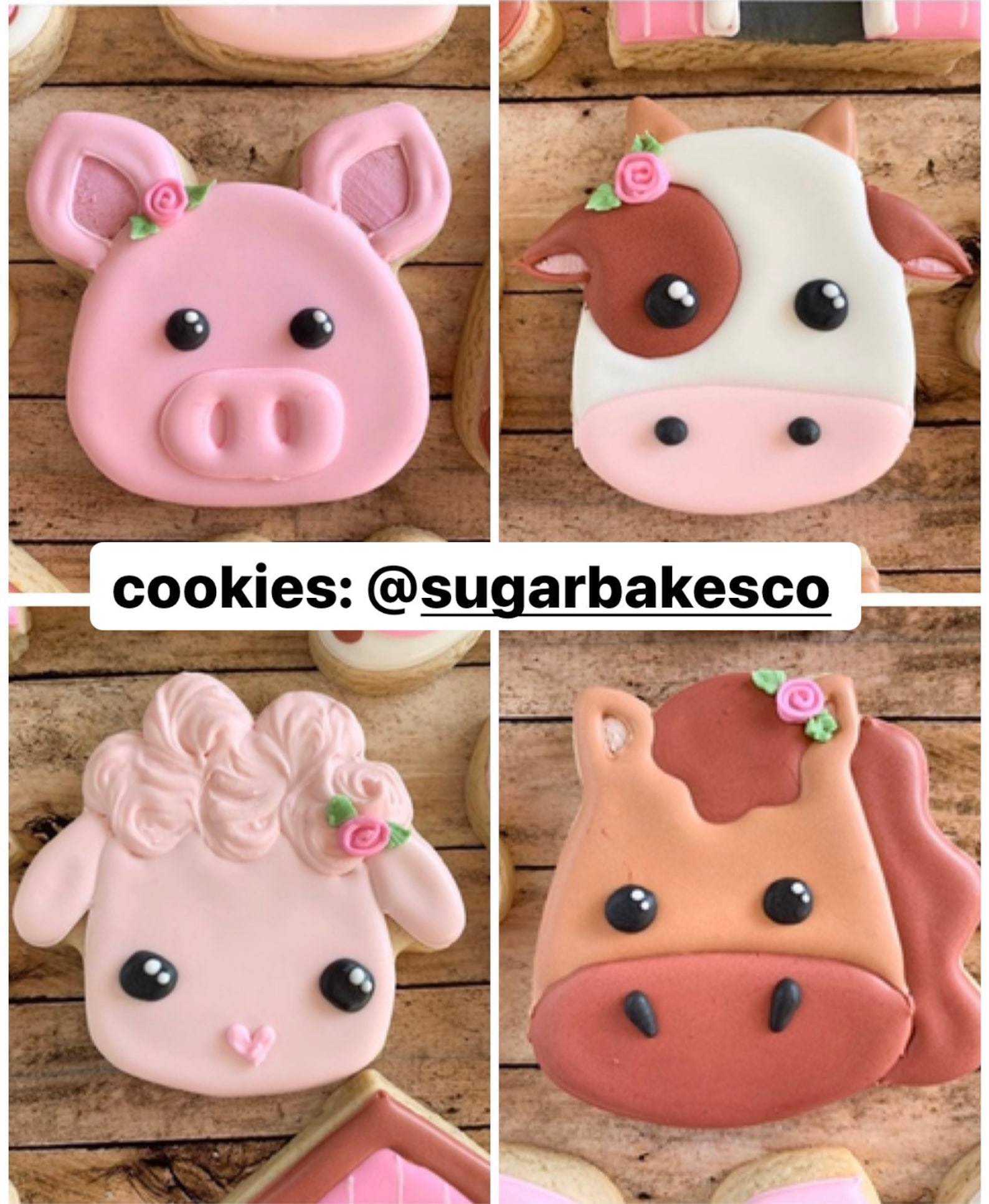 Farm Animal Cookie Cutter Farm Cookie Cutter Cow Horse Etsy