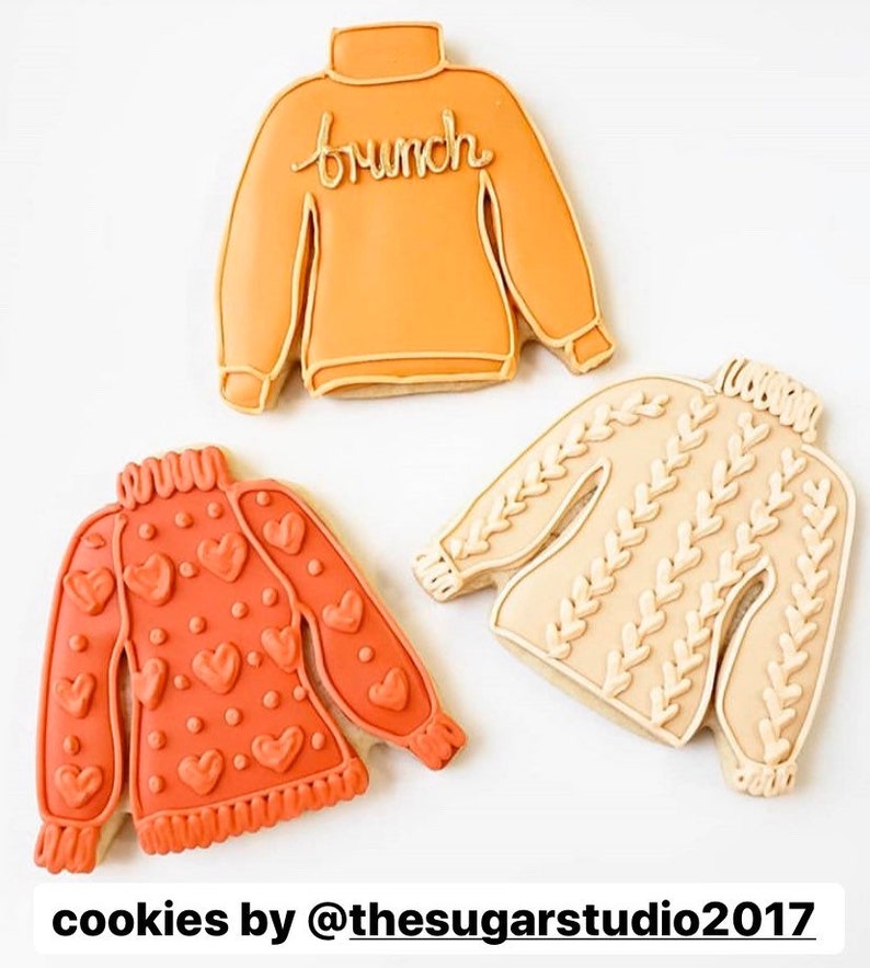Sweater Cookie Cutter Halloween Cookie Cutters Christmas Etsy