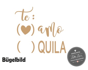 Te Amo Tequila Shirt Etsy