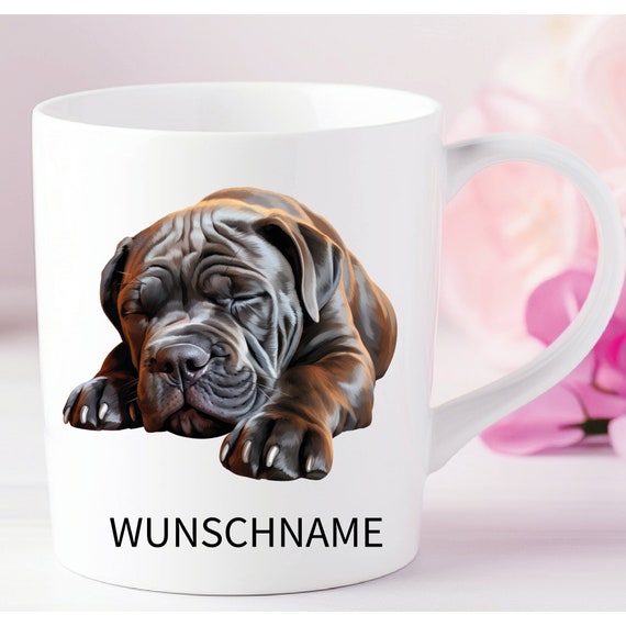 Personalisierte Tasse Cane Corso  Dog Mom  auch mit Wunschname