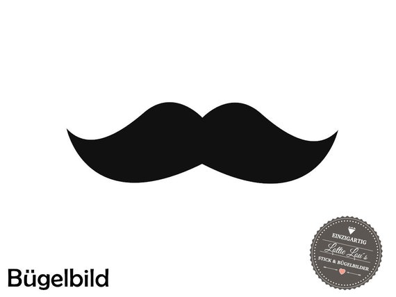 Iron On Iron Ingephone Beard Mustache Moutache Also for Mask