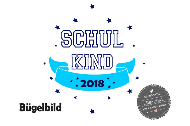 Bügelbild Schulkind Erstklassig 2020 Erste Klasse Bild 10