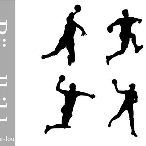 Ensemble handball/sport transfert thermocollant écolier/inscription scolaire pour le cône ou les vêtements de l'école