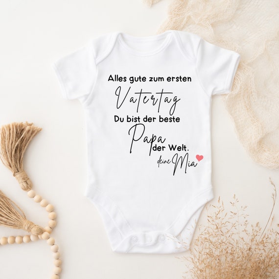 Baby Bodysuit Personalized Father's Day Gift | first father's day | announce pregnancy | Body Pregnancy Announcement | father