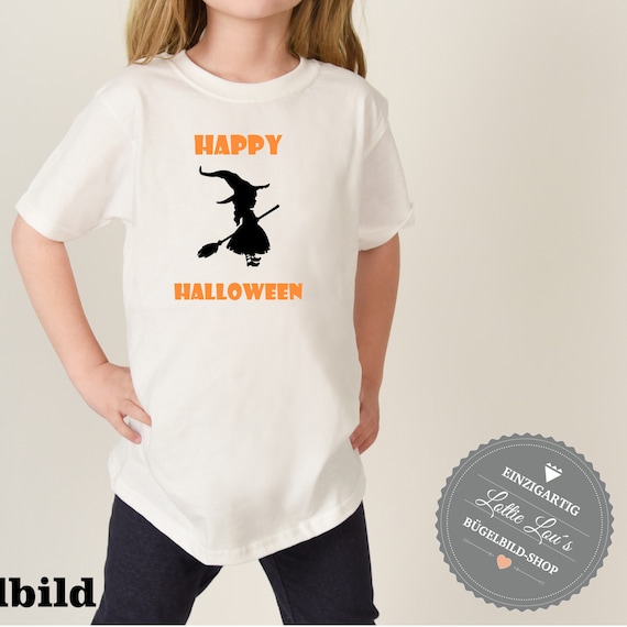 Ironing DIY Halloween spooky witch Witch Spirit Jack-O-lantern pumpkin Iron on appliqué glitter flock effect Flex