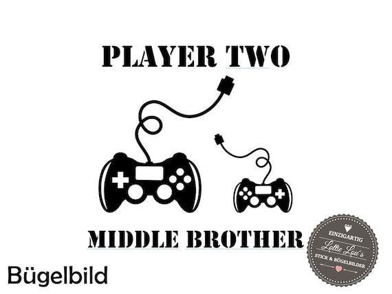 Iron on Temple Middle brother Controller player two