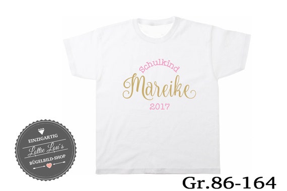 T-Shirt Schoolchild 2021 Desired Name