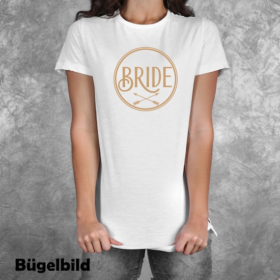 Iron On Ironing Picture Bride Bride JGA also in Glitter XXL