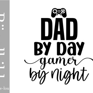 Bügelbild erster Vatertag Papa ist der Beste Best Gamer Dad Schwangerschaft Verkündung Geschenk