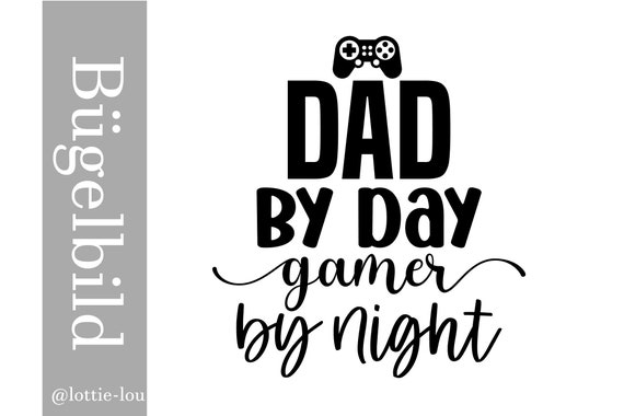 Iron-On First Father's Day Dad is the Best Best Gamer Dad Pregnancy Announcement Gift