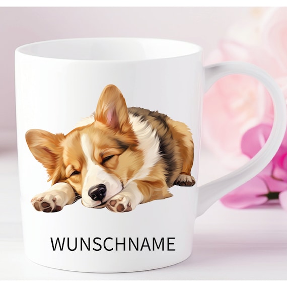 Welch Corgi Tasse Hund Dog mom personalisiert mit Name oder Wunschtext