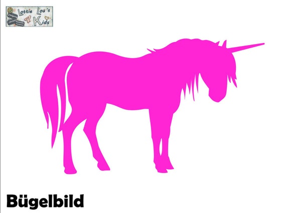 Iron on ironing image Unicorn Unicorns wishing color