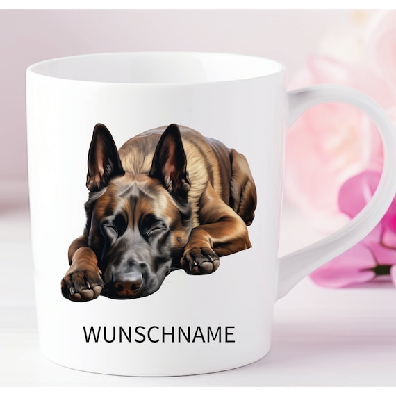 Personalized mug Belgian Malinois Dog Mom also with desired name