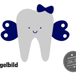 Personalized ironing image/t-shirt tooth tooth fairy Tooth Fairy also with desired text Wish Color wasband wasband Flex, glitter, Flock, Effect