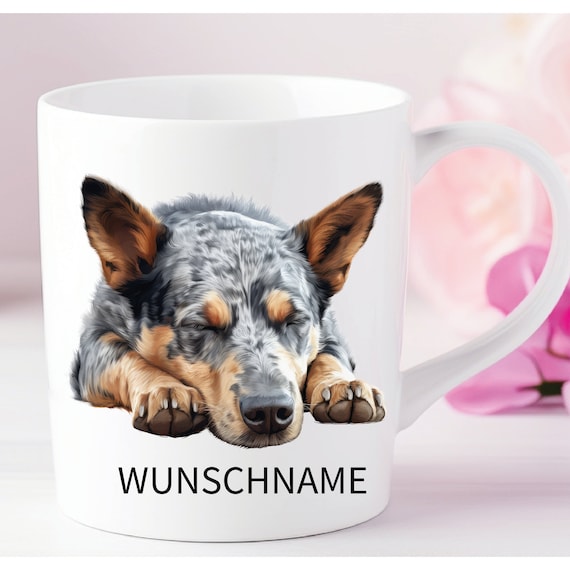 Australien Cattle Dog Tasse Hund Dogmom personalisiert mit Name oder Wunschtext