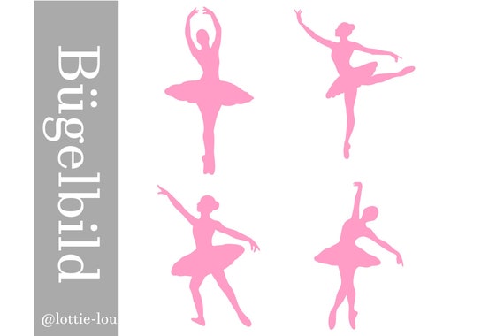 Ballet/ballerina set iron-on transfer school child/school enrollment for the school cone or clothing