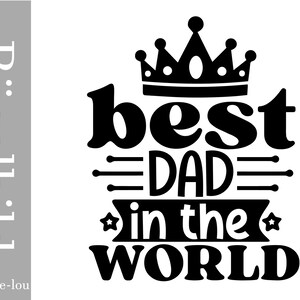 Bügelbild erster Vatertag Papa ist der Beste Best Dad in the world Schwangerschaft Verkündung Geschenk