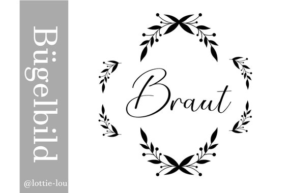 Iron-on Bride Bride with Desired Name & Date Statement Shirt