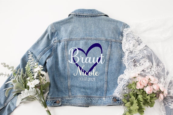 Ironing picture Bride bride with desired name & date statement shirt