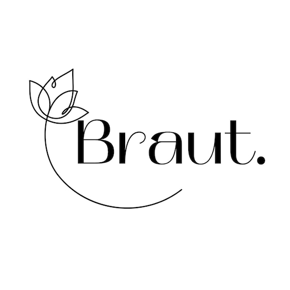 Iron-on image bride – minimalist wedding motif for DIY shirt, JGA, bride to be, flex foil, glitter, iron-on wedding