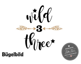 Photo de repassage anniversaire Wild Three