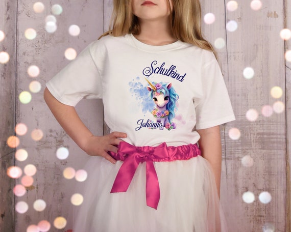 Camisetas Estampadas Unicórnio Meninas The Children's Place - Pack Múltiplo
