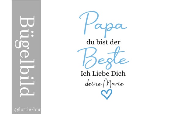 Iron-On First Father's Day Dad is the Best Pregnancy Announcement Gift