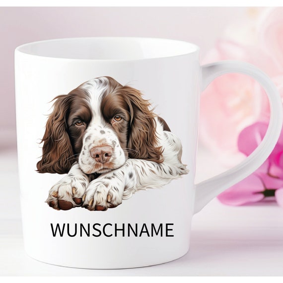 Englischer Springer Spaniel Tasse Hund Dogmom personalisiert mit Name oder Wunschtext