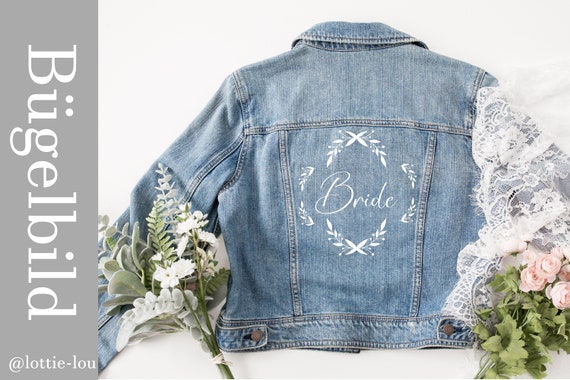 Iron-on Bride Bride with Desired Name & Date Statement Shirt