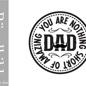 Bügelbild erster Vatertag Papa Husband Daddy Dad Hero Schwangerschaft Verkündung Geschenk