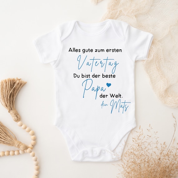 Baby Bodysuit Personalized Father's Day Gift | first father's day | announce pregnancy | Body Pregnancy Announcement | father