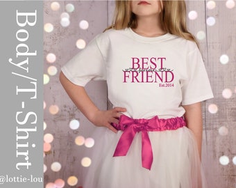 T-shirt personalized Best Friend BFF Beast friendship shirt with also with name possible