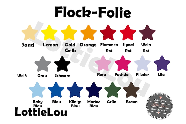 Flock glitter Effect Personalized ironing Wish text Wish Colour Iron-On Listening Flex