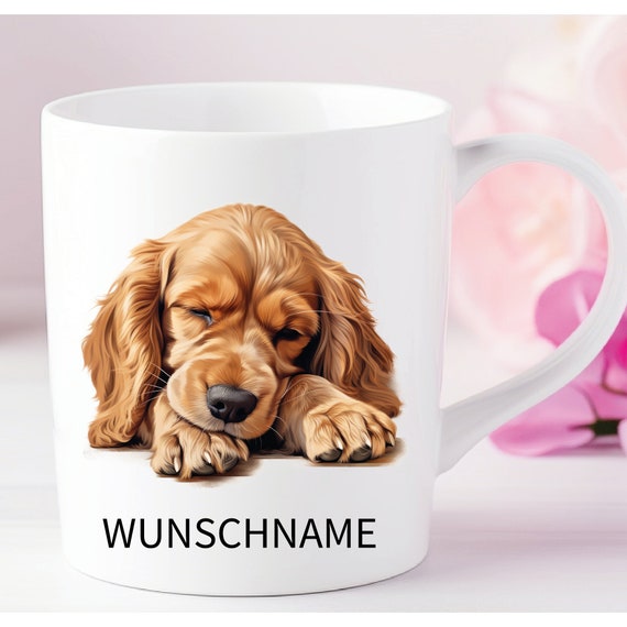 Personalisierte Tasse Cocker Spaniel Dog Mom  auch mit Wunschname